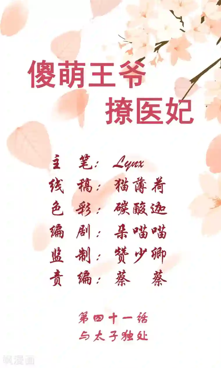 傻萌王爷撩医妃第41话 与太子独处