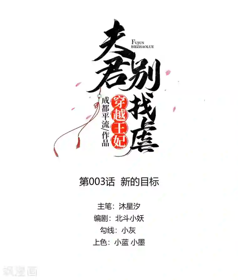 穿越王妃，夫君别找虐第3话 新的目标