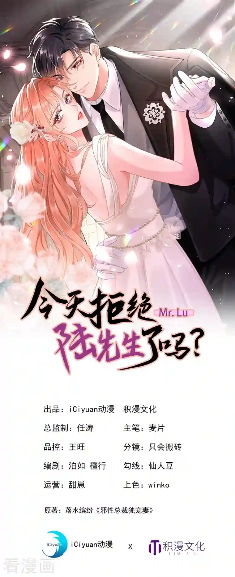 今天拒绝陆先生了吗？第15话 形婚？我不同意！