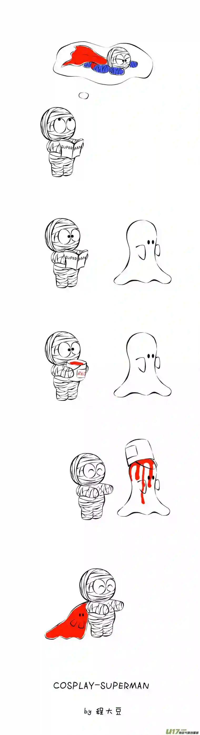 Ghost and MummySuperman