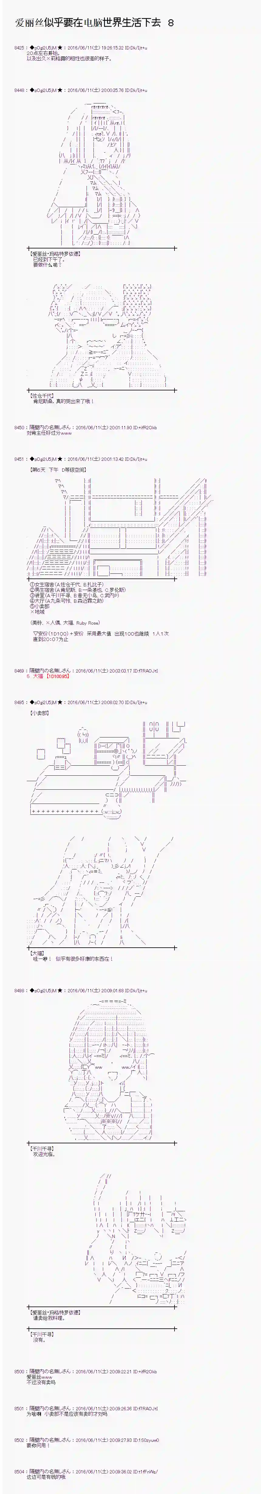 爱丽丝似乎要在电脑世界生活下去第08话