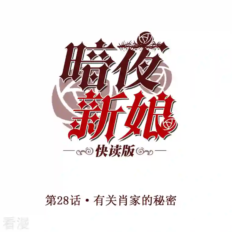 暗夜新娘（快读版）第28话 有关肖家的秘密