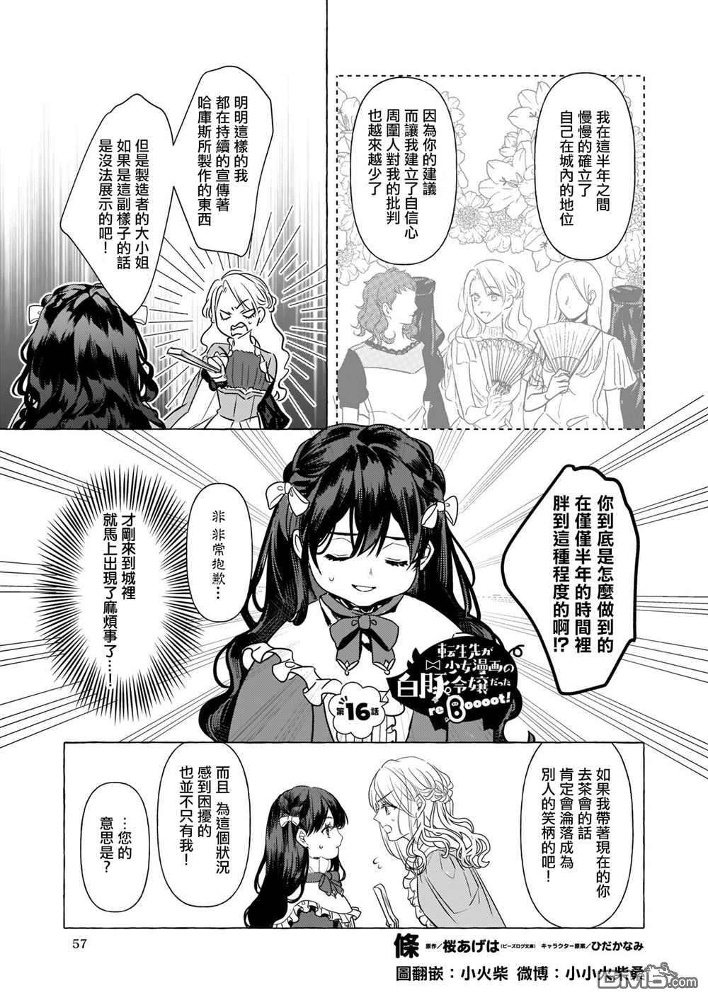 转生成了少女漫画里的白猪千金reBoooot!第16话