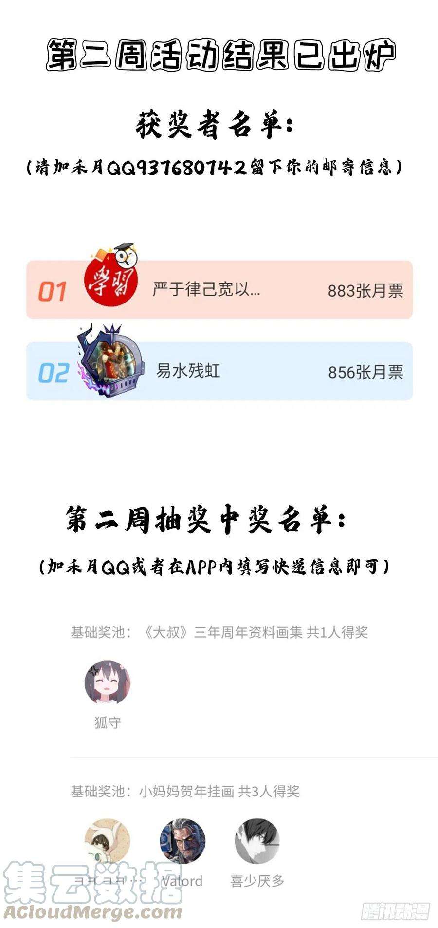 拯救世界吧！大叔二周获奖公告