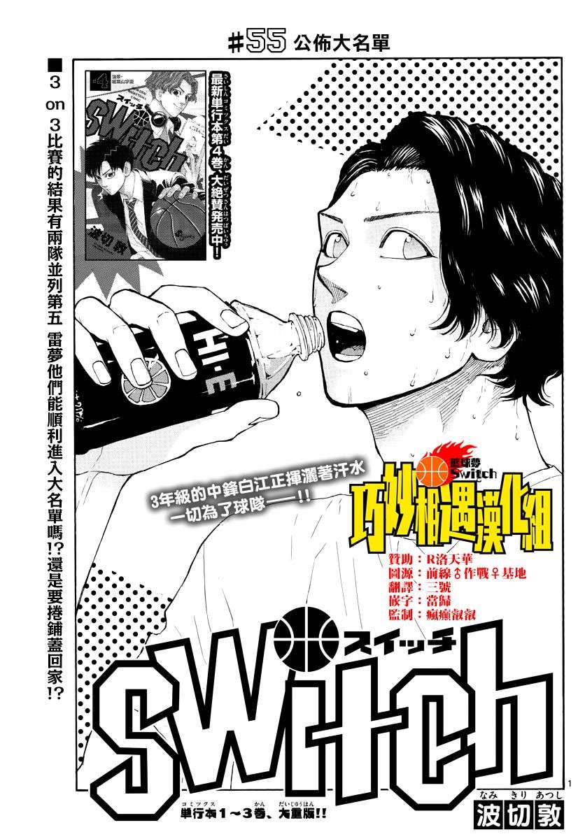 篮球梦Switch第55话 公布大名单